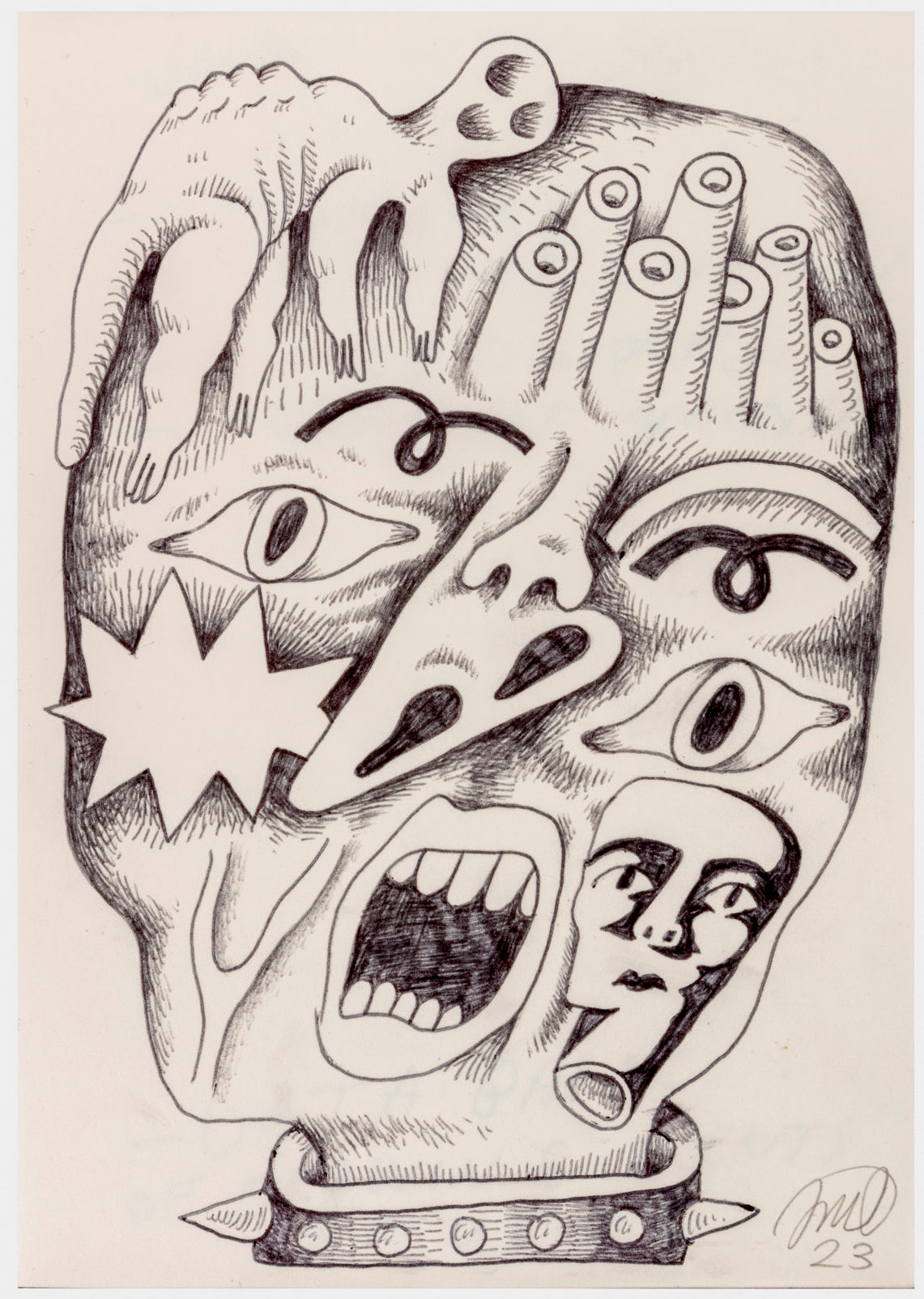043 - "Untitled" Drawing by Jim Mooijekind