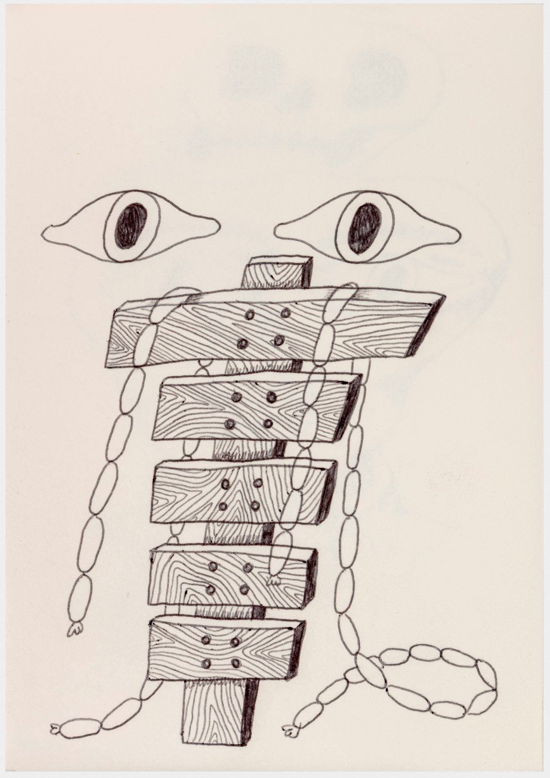 045 - Study for "The Hague 1672" Drawing by Jim Mooijekind