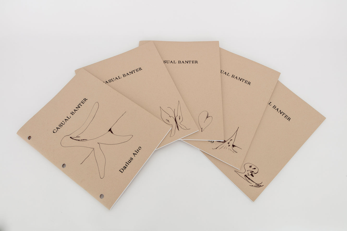 Darius Airo “Casual Banter” zine #s 1-50 (w/drawings)