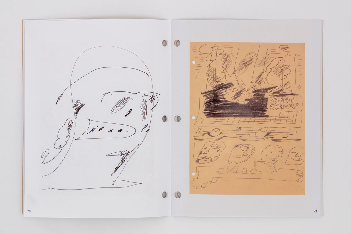 Darius Airo “Casual Banter” zine #s 1-50 (w/drawings)