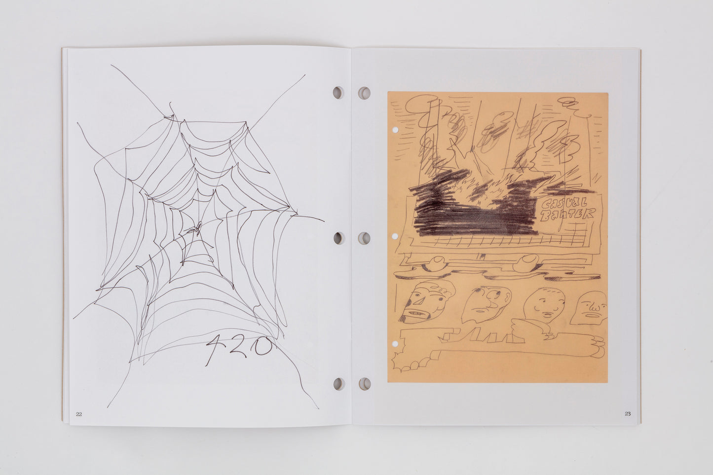 Darius Airo “Casual Banter” zine #s 1-50 (w/drawings)