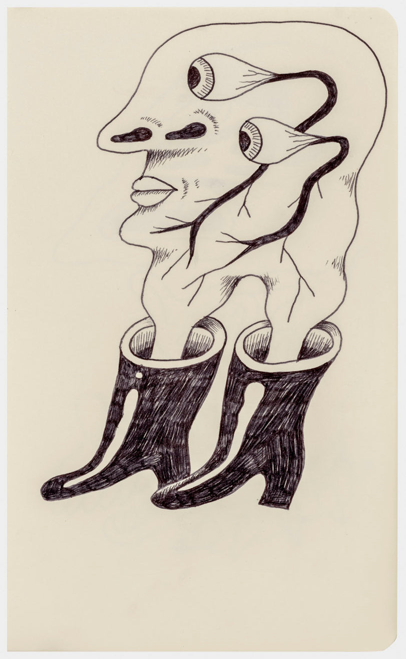 088 - "Nerves" Drawing by Jim Mooijekind