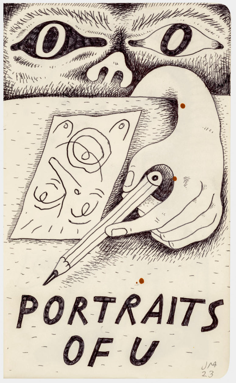 084 - "Portraits of U" Drawing by Jim Mooijekind