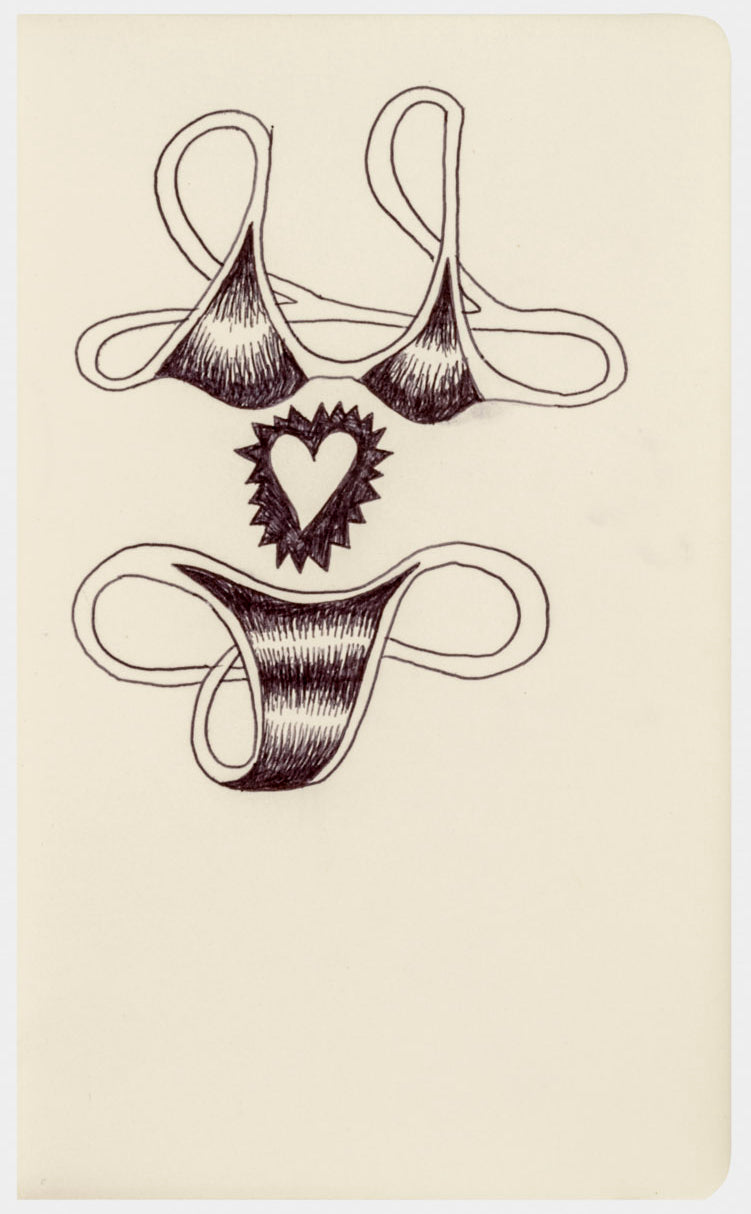 093 - "Untitled" Drawing by Jim Mooijekind
