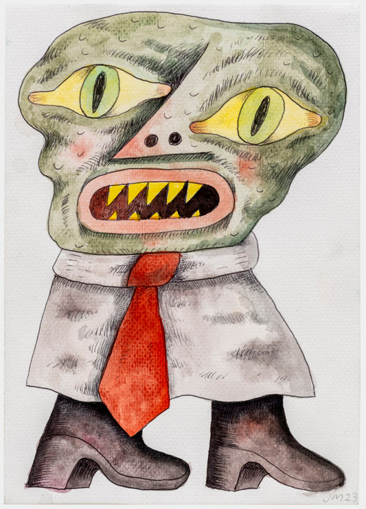 002 - "Shapeshifter" Watercolor Painting by Jim Mooijekind