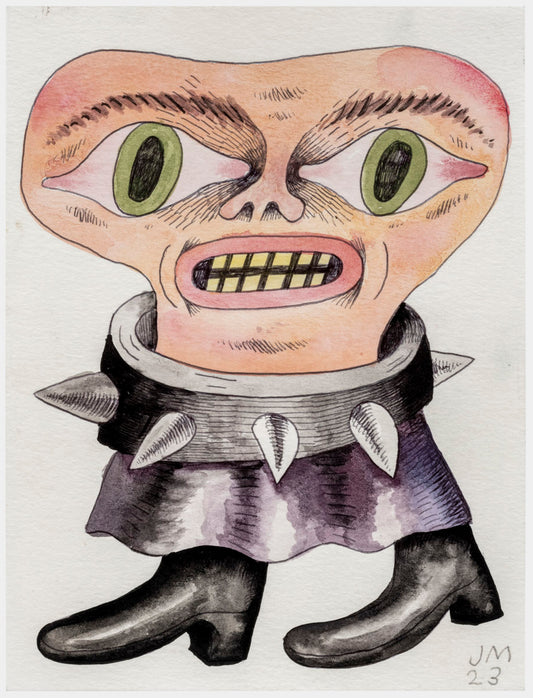 015 - "Ya Boy" Watercolor Painting by Jim Mooijekind