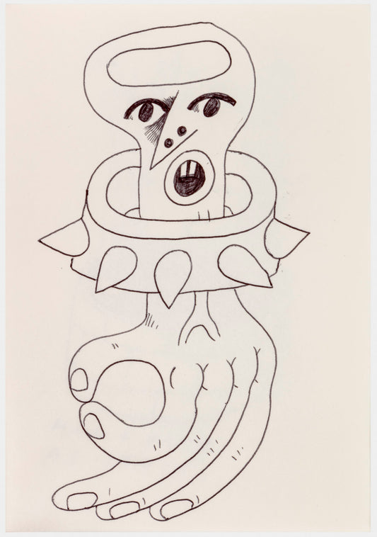 112 - "Only a Fool Looks Down" Drawing by Jim Mooijekind
