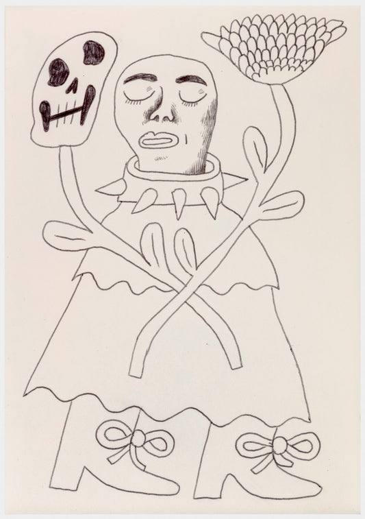 055 - "Dreaming of the Fifth Season" Drawing by Jim Mooijekind