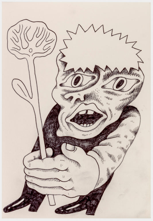 049 - "The Last Romantic" Drawing by Jim Mooijekind