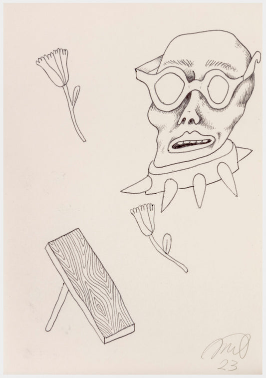 053 - "Untitled" Drawing by Jim Mooijekind