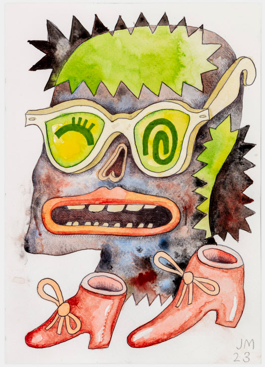 022 - "Research Chemicals" Watercolor Painting by Jim Mooijekind