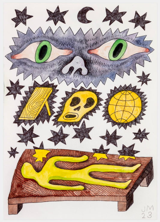 023 - "Vision" Watercolor Painting by Jim Mooijekind