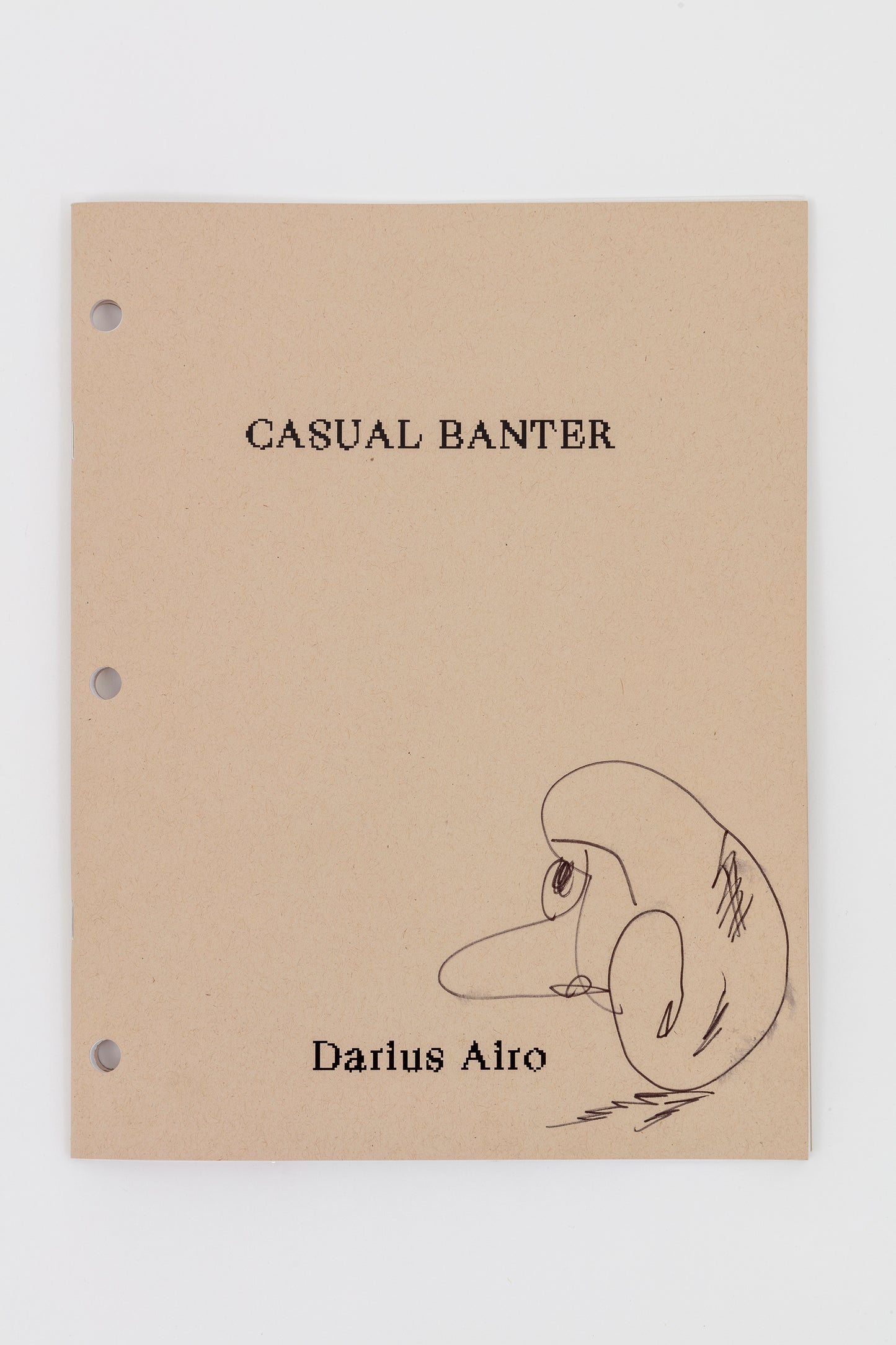 Darius Airo “Casual Banter” zine #s 1-50 (w/drawings)
