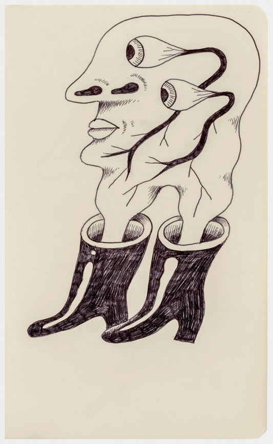 088 - "Nerves" Drawing by Jim Mooijekind