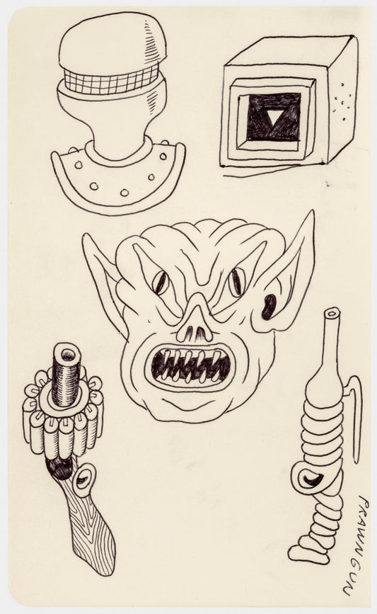 090 - "Sci-Fi Elements" Drawing by Jim Mooijekind