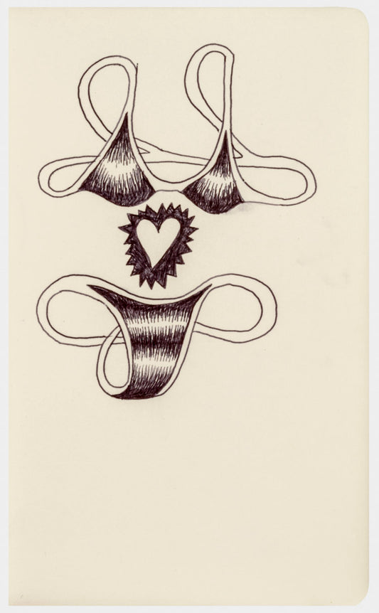 093 - "Untitled" Drawing by Jim Mooijekind